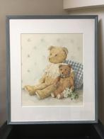 Aquarel schilderij met 2 beertjes van Frie Peeters, Antiek en Kunst, Ophalen