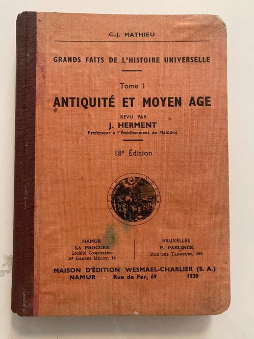 Livre ancien Antiquité et moyen Âge, Antiquités & Art, Antiquités | Livres & Manuscrits
