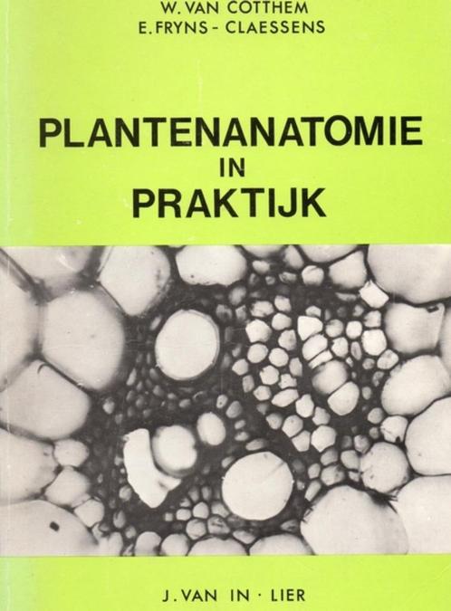 boek: plantenanatomie in praktijk -W.Van Cotthem, Livres, Science, Utilisé, Sciences naturelles, Envoi