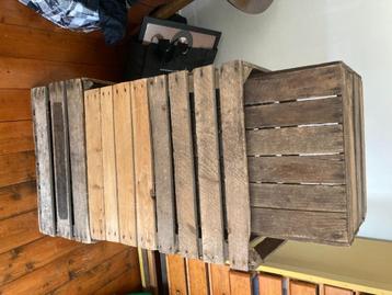houten fruitkistjes, Ophalen, Gebruikt