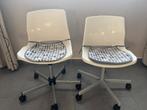 Chaises de bureau, Huis en Inrichting, Ophalen, Gebruikt, Wit, Bureaustoel