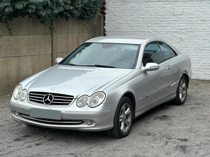 Mercedes CLK320  Kompresor avantgard, Auto's, Mercedes-Benz, Particulier, CLK, Benzine, Euro 3, Coupé, 3 deurs, Automaat, Zilver of Grijs