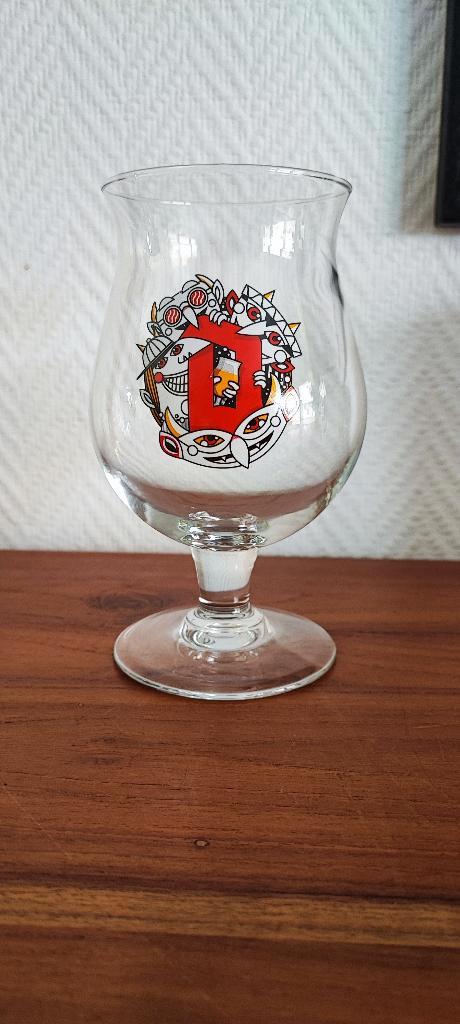 Collectorsitem Duvelglas Patrick Croes, Verzamelen, Biermerken, Nieuw, Ophalen of Verzenden