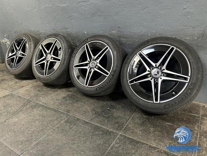 7mm! Originele Mercedes AMG C300E Hybrid W206 18 inch breeds, Auto-onderdelen, Banden en Velgen, Banden en Velgen, Zomerbanden