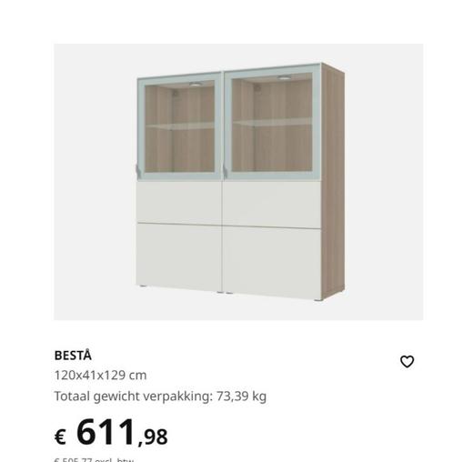 IKEA BESTÅ meubel, Huis en Inrichting, Kasten | Vitrinekasten, Zo goed als nieuw, 100 tot 150 cm, 100 tot 150 cm, 50 tot 75 cm