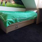 Bed, bedlade en lattenbodem "Twister"., Huis en Inrichting, Slaapkamer | Bedden, Ophalen, Zo goed als nieuw, 200 cm, 90 cm