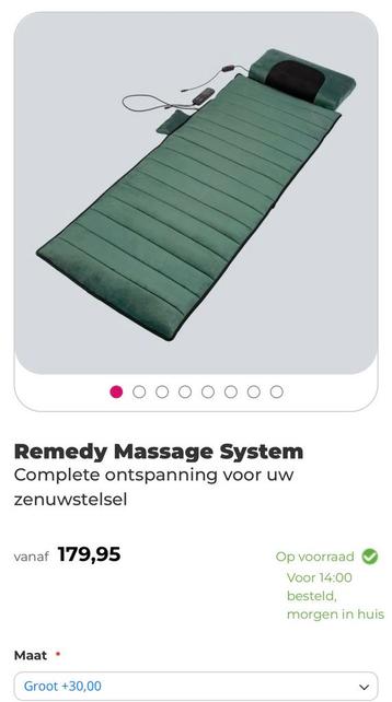 Massage systeem
