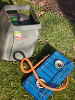 Kampeergastoestel met gasfles, Ophalen