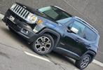 *** Jeep Renegade - 1.4i Turbo - Full option - Garantie ***, 100 kW, Zwart, Leder, Bedrijf