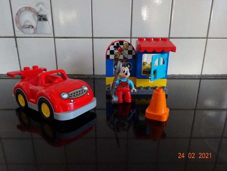 DUPLO Mickey's Werkplaats - 10829*VOLLEDIG PRIMA STAAT, Kinderen en Baby's, Speelgoed | Duplo en Lego, Duplo, Ophalen of Verzenden