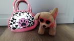pup in tas, Kinderen en Baby's, Speelgoed | Knuffels en Pluche, Ophalen, Zo goed als nieuw, Hond