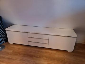 Ikea TV-meubel Besta Burs wit hoogglans beschikbaar voor biedingen