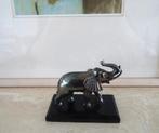 Superbe petit éléphant en métal argenté, Enlèvement ou Envoi, Utilisé, Animal