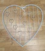 Porte Photos (10) Pêle-mêle en forme de Coeur, Ophalen, Minder dan 50 cm, Metaal of Aluminium, Zo goed als nieuw
