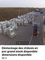 Déstockage des châssis pvc grand stock disponible sur place, Bricolage & Construction, Porte pliante, Métal, Enlèvement ou Envoi