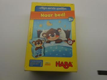 HABA gezelschapsspel "Naar bed" + 2 jaar compleet en in goed beschikbaar voor biedingen