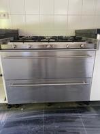 Gaskookplaat SMEG 5 pitten - 900 x 650 INOX, Ophalen, Gebruikt, Inbouw, Gas