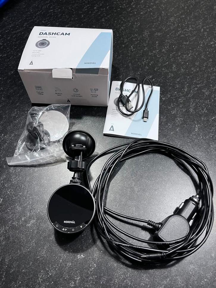Dashcam Nordval DC101, Auto diversen, Dashcams, Zo goed als nieuw, Ophalen of Verzenden