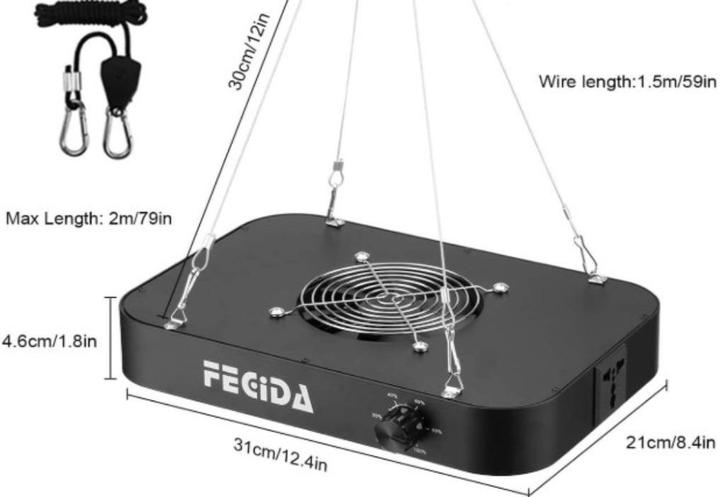 ‘600W Equivalent Groeilicht (2 sets lampen) + Timers’, Tuin en Terras, Kweekspullen, Zo goed als nieuw, Kweeklamp, Ophalen of Verzenden