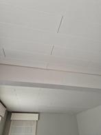 Plafondpanelen MDF (wit) (+/- 35m²), Doe-het-zelf en Bouw, Platen en Panelen, Ophalen, Gebruikt, Hout, Minder dan 20 mm