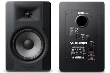 2x M-Audio BX8 D3 actieve studiomonitoren beschikbaar voor biedingen