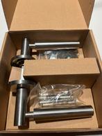 Deurklinken - inox - 5 stuks, Doe-het-zelf en Bouw, Hang- en Sluitwerk, Ophalen of Verzenden, Zo goed als nieuw, Inox, Klink of Kruk