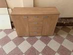 Commode en bois avec tiroirs, Ophalen, Minder dan 50 cm, Gebruikt, 100 tot 150 cm