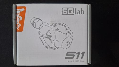 SQLAB 511 LONG RACE PEDALEN ZWART, Vélos & Vélomoteurs, Vélos Pièces, Comme neuf, VTT, Enlèvement ou Envoi