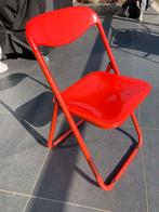 vintage rode klapstoel, Ophalen