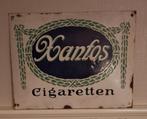 Emaille bord Xantos cigaretten, Verzamelen, Ophalen of Verzenden, Gebruikt