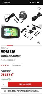 GPS moto TomTom Rider 550, Ophalen