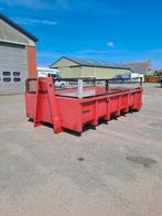 Haakarm container optrekcontainer groen afvalcontainer haak, Ophalen