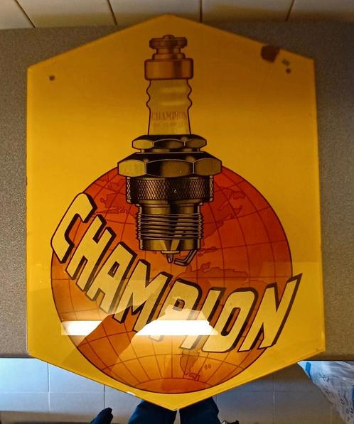 ZEER ZELDZAME GLAZEN KAMPIOENSCAFÉ UIT 1950, Verzamelen, Overige Verzamelen, Ophalen of Verzenden