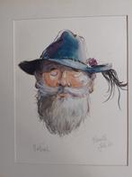 V d Bussche  Aquarel   Portret, Envoi