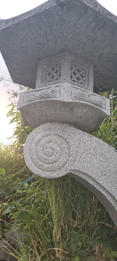 Japanse lantaarn - Rankei - Rankai van graniet, Tuin en Terras, Tuinbeelden, Steen, Ophalen