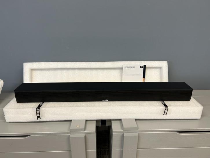 Canton | Smart soundbar 9 | Zwart, Audio, Tv en Foto, Luidsprekerboxen, Zo goed als nieuw, Front, Rear of Stereo speakers, 60 tot 120 watt