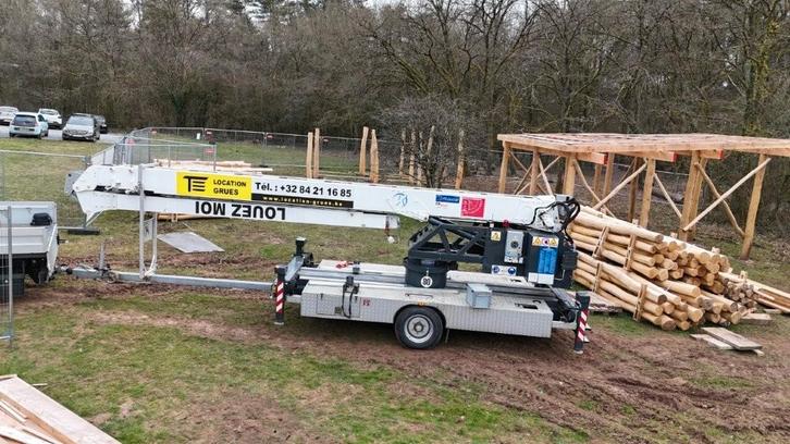 Grue KLAAS remorque, Articles professionnels, Machines & Construction | Grues & Excavatrices, Grue, Enlèvement