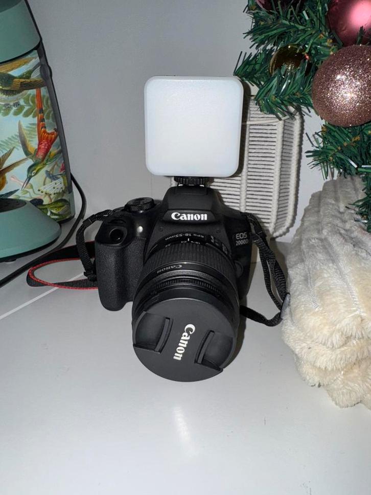 CANON EOS 2000D, Audio, Tv en Foto, Fotocamera's Digitaal, Nieuw, Spiegelreflex, Canon, Geen optische zoom, Ophalen of Verzenden