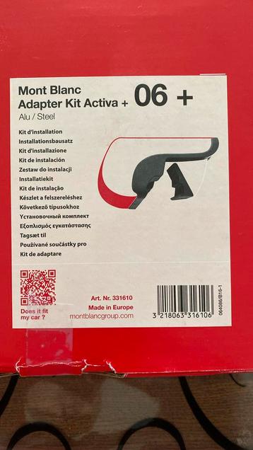Mont-Blanc Adapter kit Activa + 06+ pour Activa 1250+