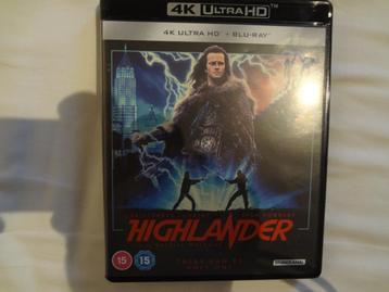 HIGHLANDER 4K ULTRA HD, Cd's en Dvd's, Ophalen of Verzenden, Zo goed als nieuw, Actie