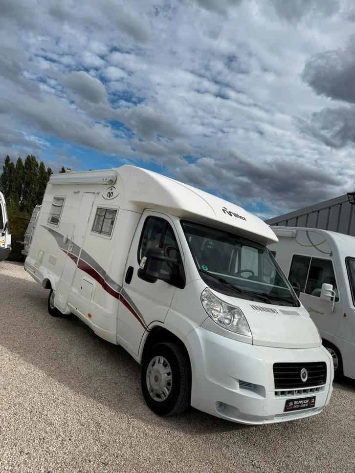 Camping car Fiat Miller 2.3cc Multijet Garantie 12 Mois, Caravans en Kamperen, Mobilhomes, Bedrijf, tot en met 4, Half-integraal
