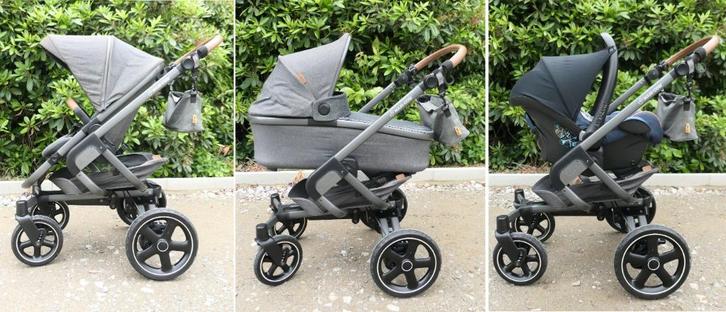 Maxi-cosi Nova 4 - grijs - complete set, Kinderen en Baby's, Kinderwagens en Combinaties, Gebruikt, Combiwagen, Maxi-Cosi, Met autostoeltje