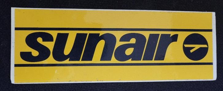 1978 SUNAIR wedstrijdsticker, Verzamelen, Stickers, Zo goed als nieuw, Verzenden