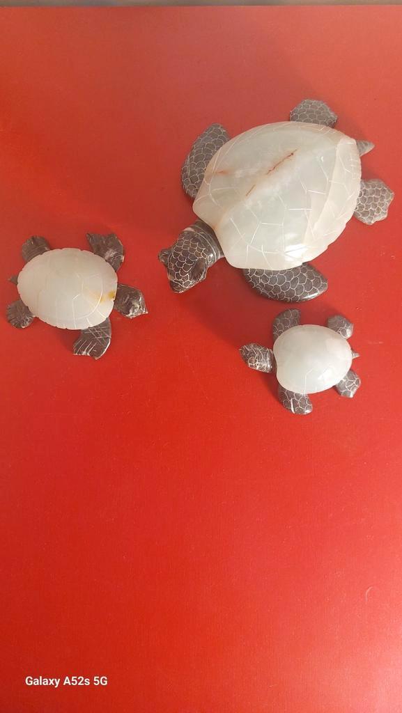 Prachtige schildpadden., Antiek en Kunst, Antiek | Woonaccessoires, Ophalen of Verzenden