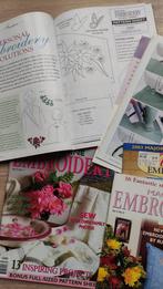 Tijdschriften machinaal borduren: Machine embroidery, Hobby en Vrije tijd, Borduren en Borduurmachines, Nieuw, Ophalen of Verzenden