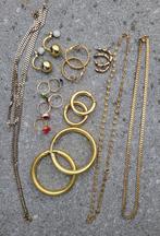 Gold Colored Jewelry / Goud Gekleurde Juwelen, Handtassen en Accessoires, Ophalen of Verzenden, Zo goed als nieuw, Goud, Goud