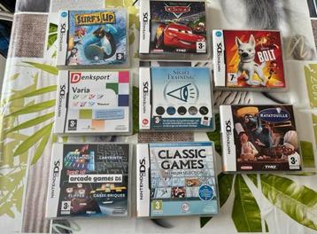 nintendo ds games 8 stuks (zie foto’s) ALLES 35€ beschikbaar voor biedingen