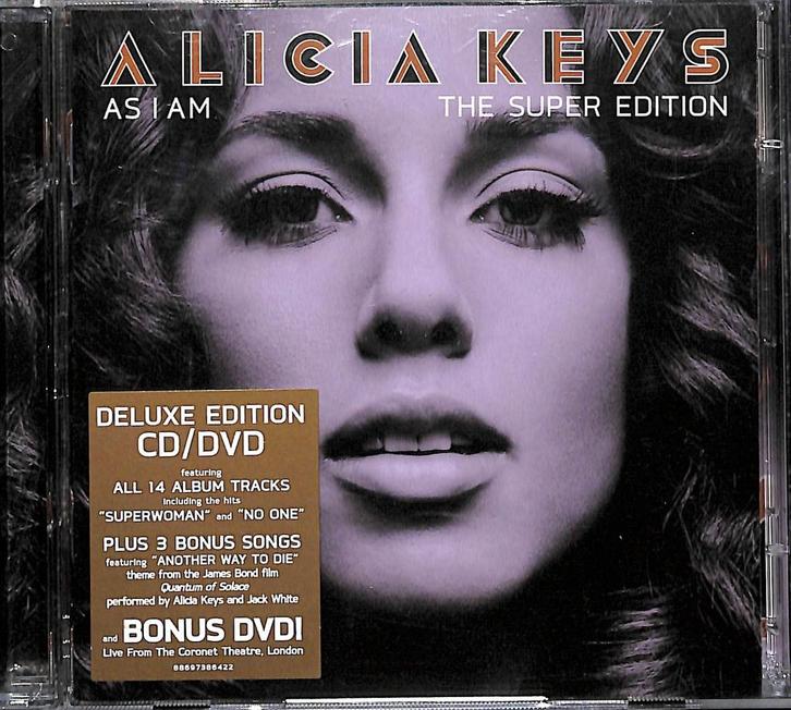 „As I Am” CD/DVD — De Super Edition van Alicia Keys, Cd's en Dvd's, Cd's | Pop, Zo goed als nieuw, 2000 tot heden, Ophalen of Verzenden