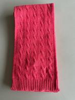 Ralph Lauren cableknit sjaal felroze, Ralph Lauren, Ophalen of Verzenden, Zo goed als nieuw, Sjaal