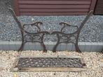 Gietijzeren tuinbank – zijkanten + rugleuning, Ophalen, Zo goed als nieuw